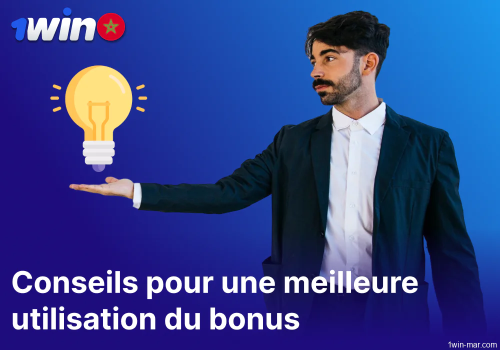 Conseils pour une meilleure utilisation des bonus pour les joueurs 1win du Maroc