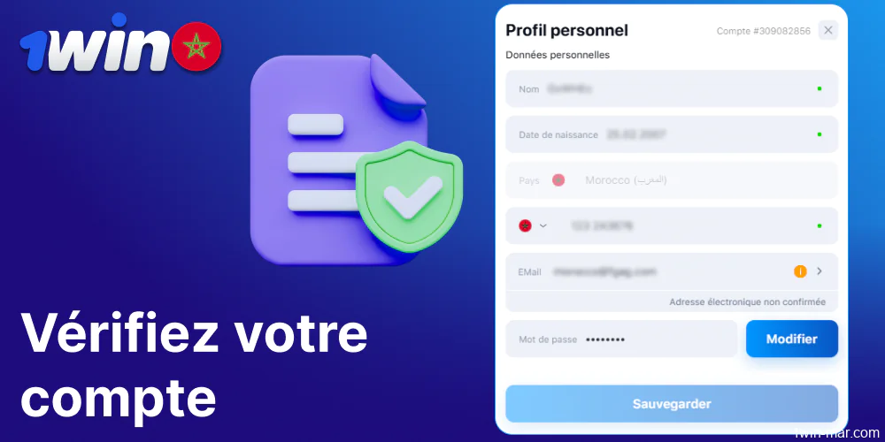 Règles de vérification des comptes 1win pour les joueurs du Maroc