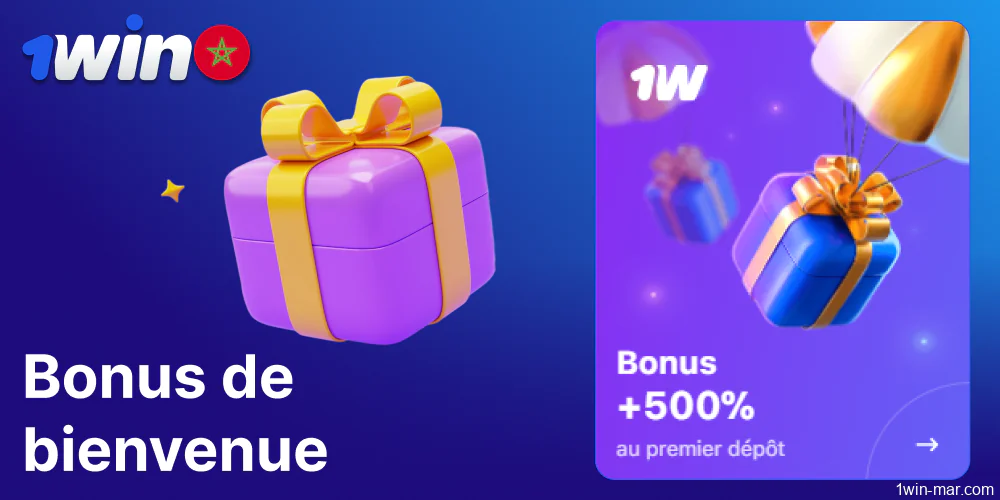 1win bonus de bienvenue disponible pour les joueurs du Maroc