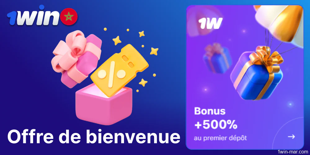 Offre de bienvenue 1win disponible pour les joueurs marocains
