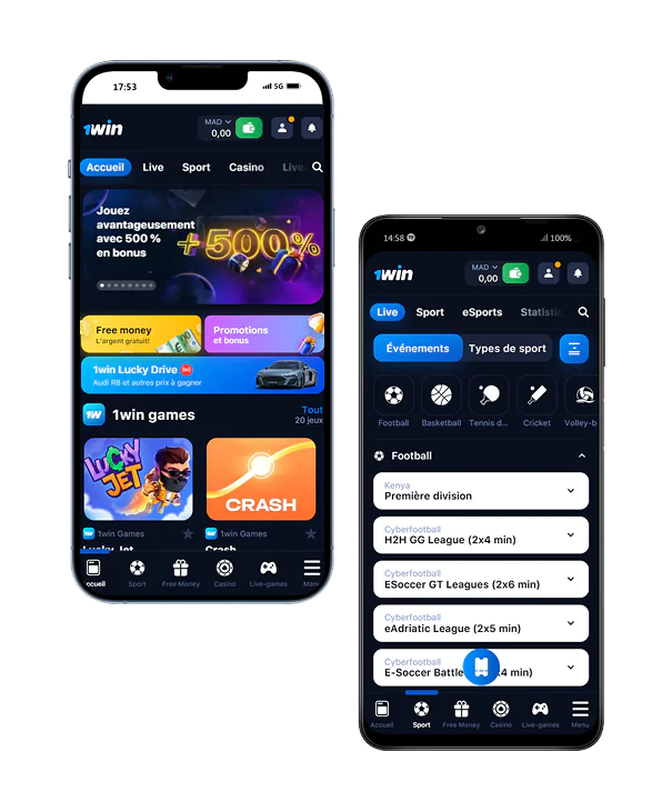 Application mobile 1win pour les joueurs du Maroc