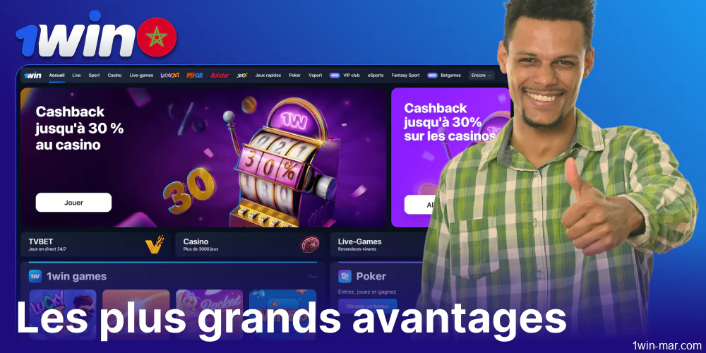Les principaux avantages de jouer au casino 1win pour les joueurs marocains