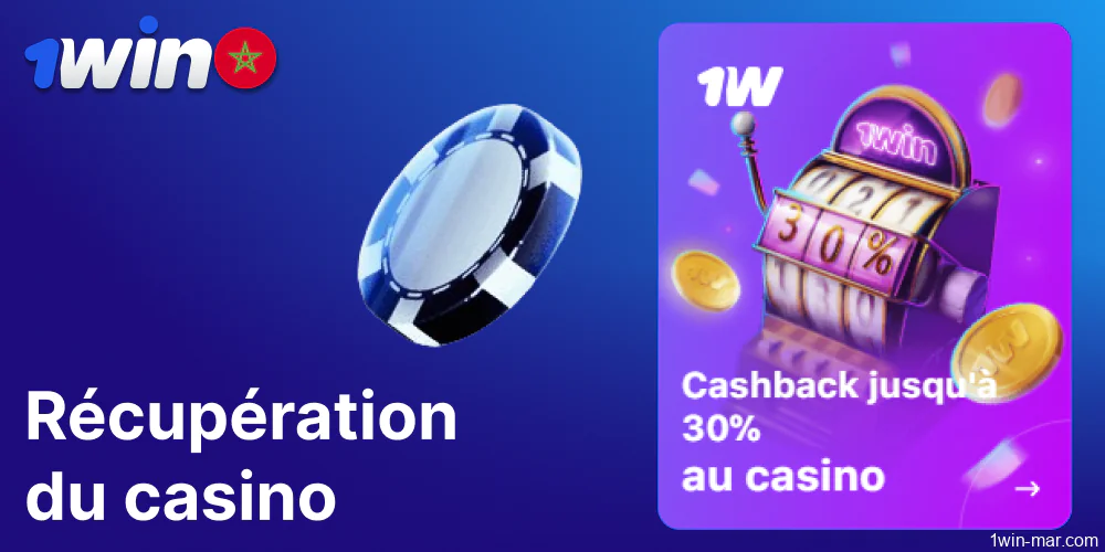 1win casino cashback bonus disponible pour les joueurs du Maroc
