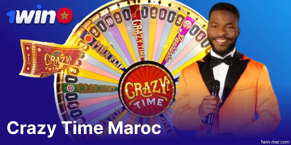 Jeu Crazy Time disponible sur 1win Maroc