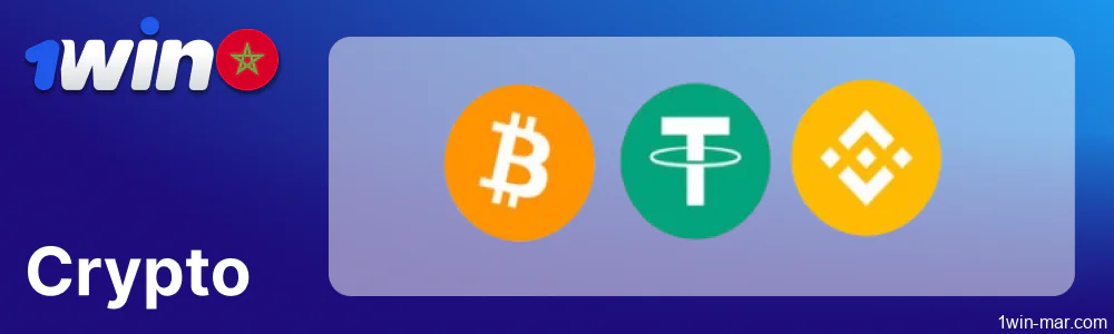 Paiements Crypto disponibles sur 1win Maroc
