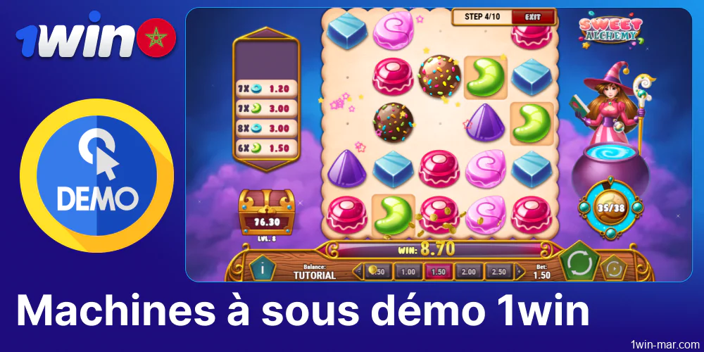 Le mode démo des jeux de machines à sous est disponible sur 1win Morocco