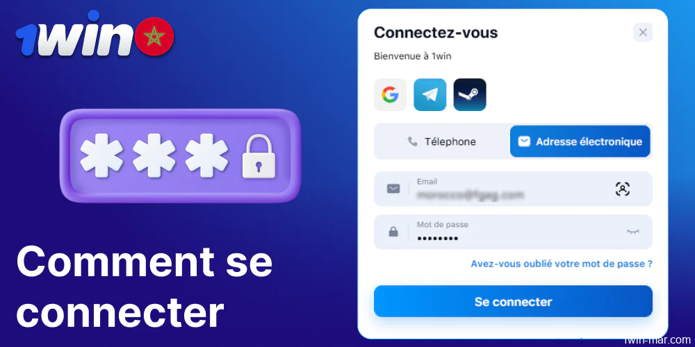 Guide de connexion à 1win pour les joueurs du Maroc