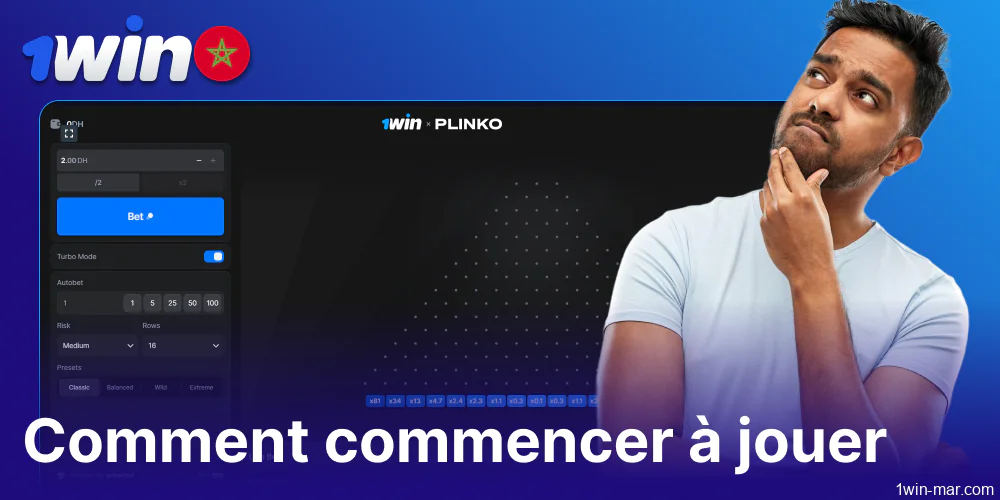 Guide pour commencer à jouer à Plinko sur 1win Maroc