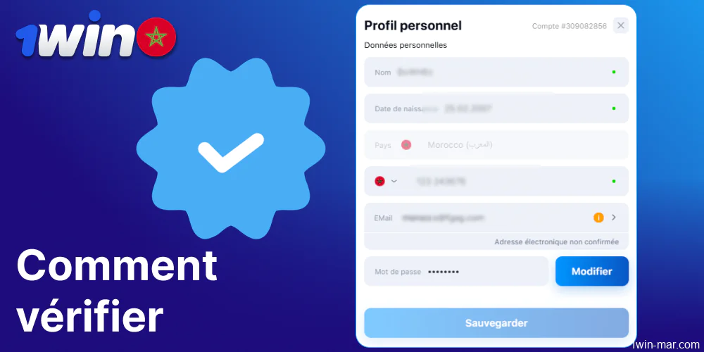 Guide de vérification sur 1win pour les joueurs du Maroc
