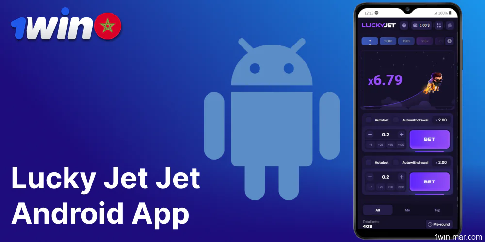 1win Lucky Jet Android App au Maroc