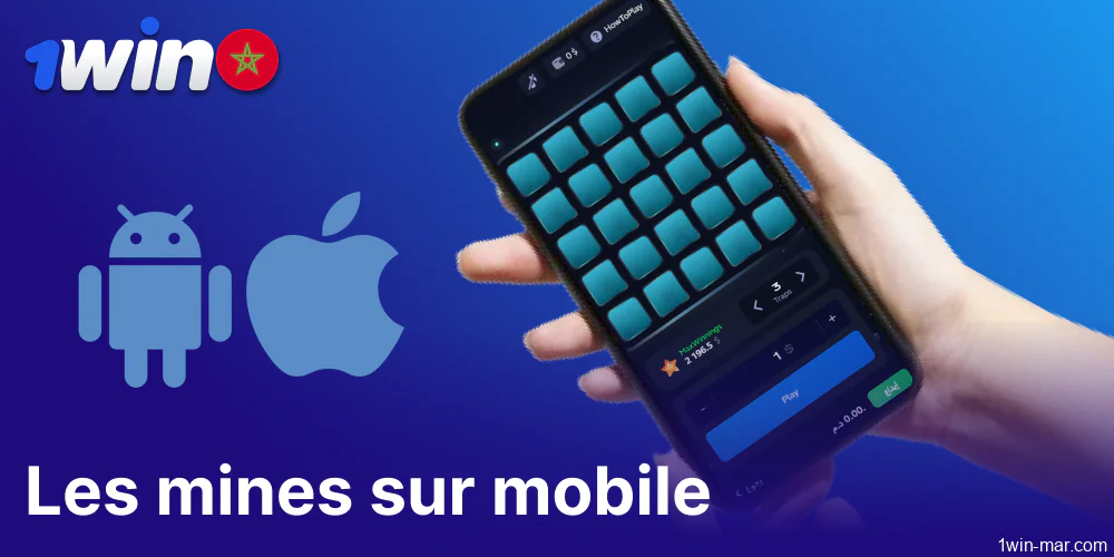 Jouer à Mines sur les appareils mobiles avec l'application mobile 1win