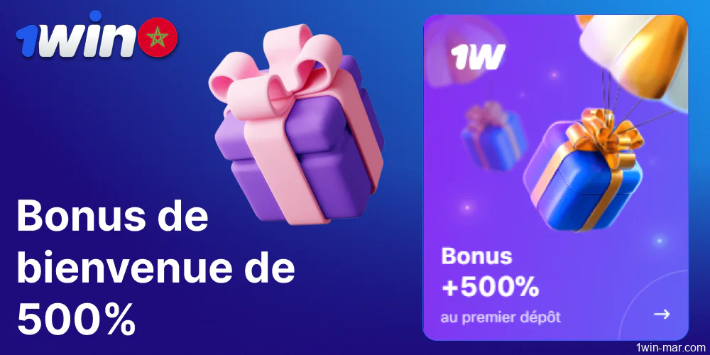 1win bonus de bienvenue disponible pour les joueurs du Maroc